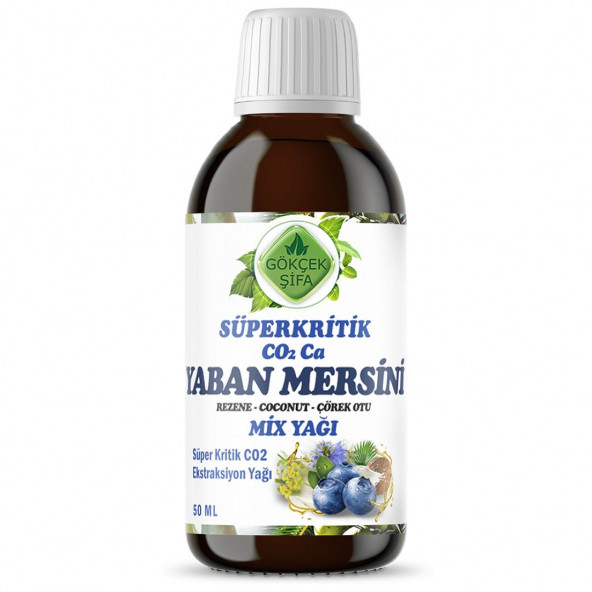Yaban Mersini Süperkritik Mix Yağı 50 ml (BLUEBERRY SUPERCRİTİCAL MİX OİL) ürün görseli 1