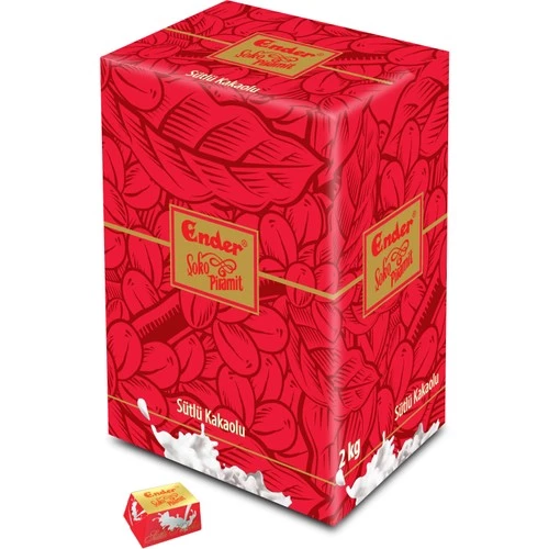 Ender Şoko Piramid Sütlü Kakaolu 1 kg Bayram Şekeri ürün görseli 1