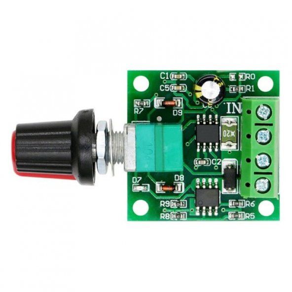 DC 2-15V 2A Pwm Motor Hız Kontrol Kartı Tek Yönlü ürün görseli 1