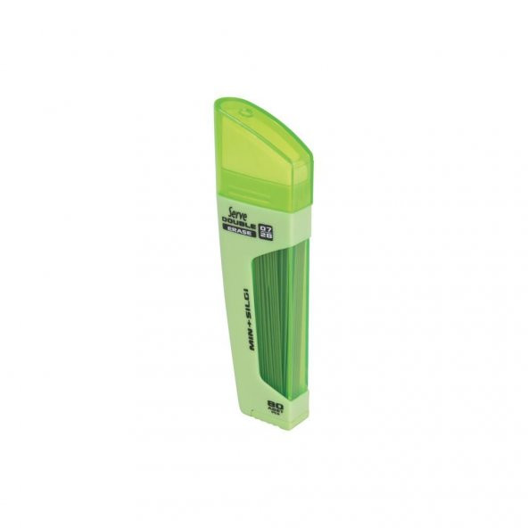 Serve Double Erase 0.7 mm Elma Yeşili - Min & Silgi ürün görseli 1