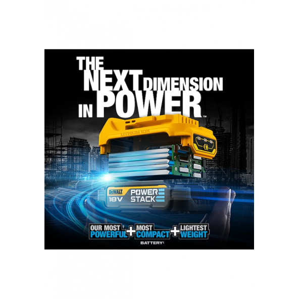 DEWALT DCBP034 POWERSTACK AKÜ 18V XR 1.7AH - Resim 3