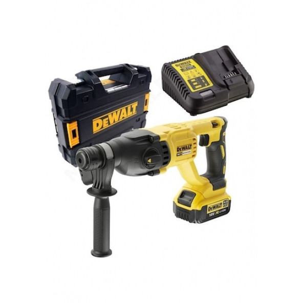 DEWALT DCH133M1 SDS-PLUS KIRICI DELİCİ PNÖMATİK MATKAP 18V 4.0AH Lİ-İON TEK AKÜ 26J ŞARJLI KÖMÜRSÜZ ürün görseli 1