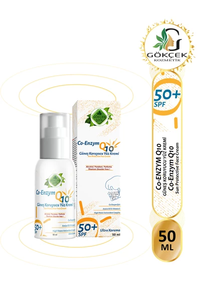 CoQ10 Güneş Koruyucu Yüz Kremi 50 ML ürün görseli 1