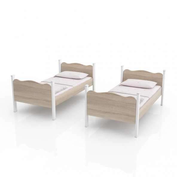 Afilli Afilli Ranza Ikili Ayrılabilen Mdf Profilli 90x190 Sonomo - Resim 2