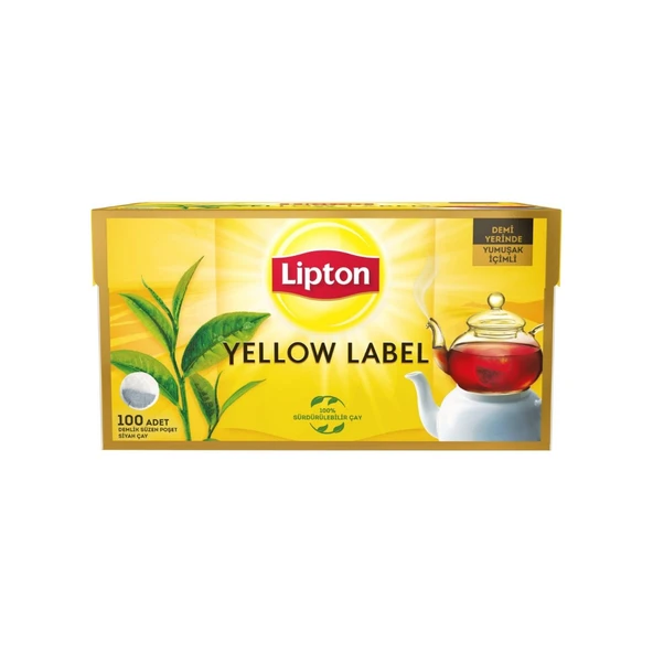Lipton Yellow Label Demlik Poşet Çay 100lü X 2 Adet ürün görseli 1