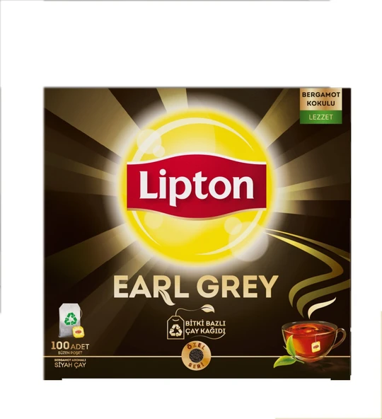 Lipton Earl Grey Bardak Poşet Cay 100lü X 2 Adet - Resim 5