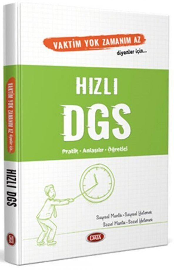 Vaktim Yok Zamanım Az Diyenler İçin Hızlı DGS Data Yayınları ürün görseli 1