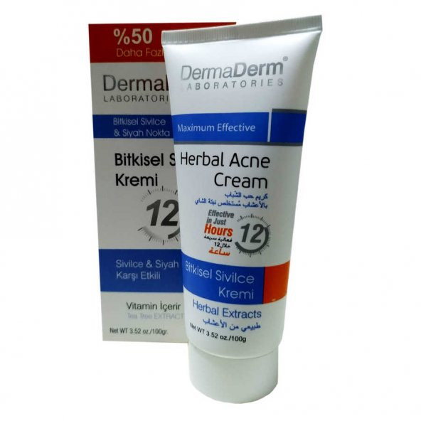Bitkisel Akne Sivilce Kremi 100 Gr - Resim 2
