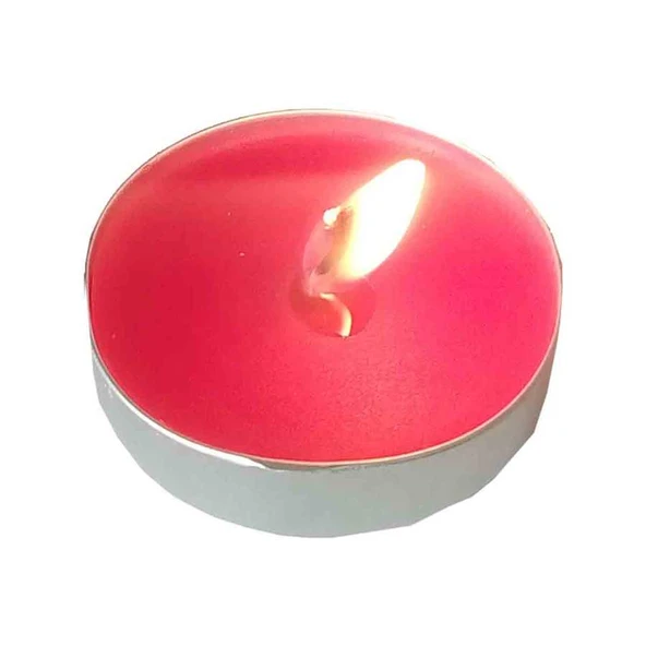 Tea Lights Kırmızı Mum 5 li 1 Paket ürün görseli 1