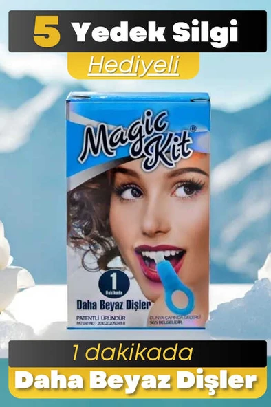 Diş Leke Silgisi 1 Aparatlı + 5 Yedek Süngerli Set 1 Paket ürün görseli 1