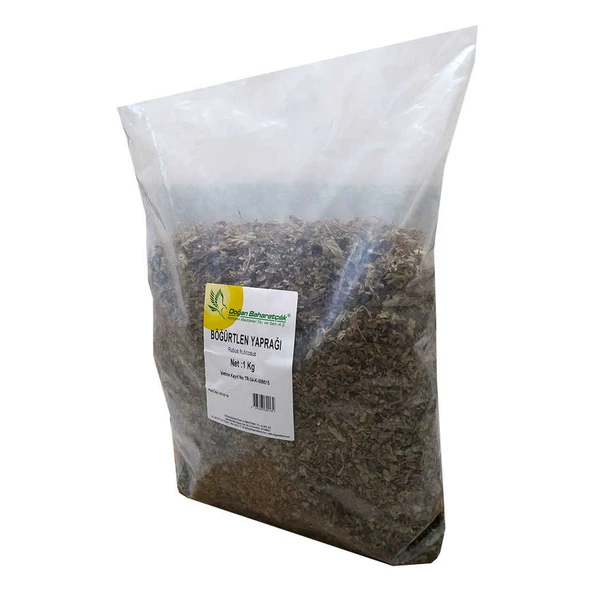 Doğal Böğürtlen Yaprağı 1000 Gr Paket - Resim 2