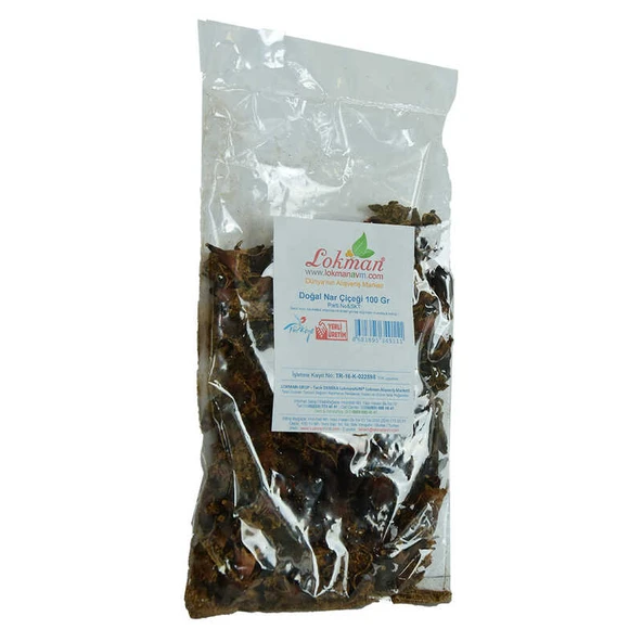 Nar Çiçeği Doğal 100 Gr Paket - Resim 3