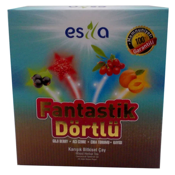 Fantastik Dörtlü Bitkisel Yaz Çayı 45 Süzen Poşet ürün görseli 1