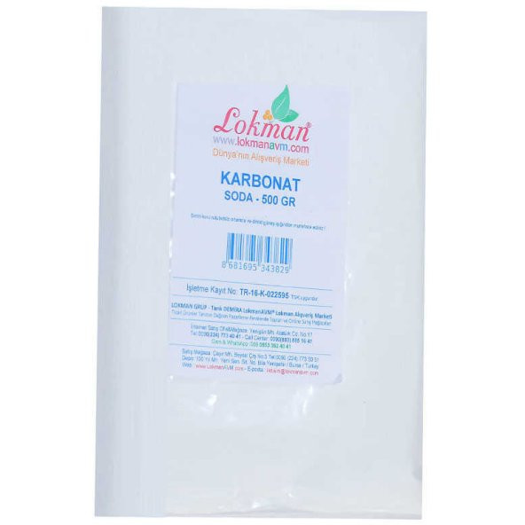 Karbonat Soda 500 Gr Paket - Resim 2