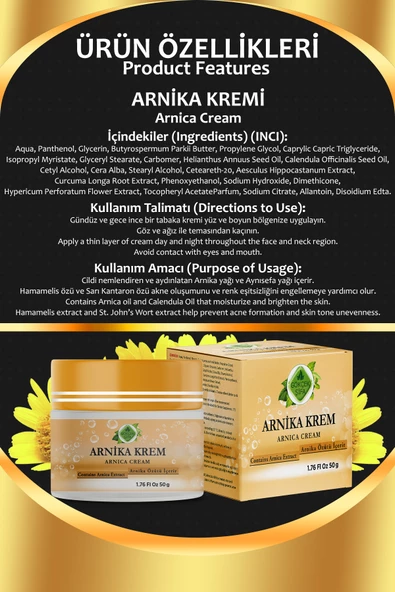 Arnika Krem 50 gr - Resim 2