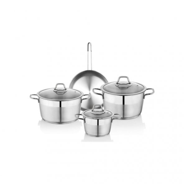 Schafer Vals 7 Parça Çelik Tencere Seti Inox ürün görseli 1