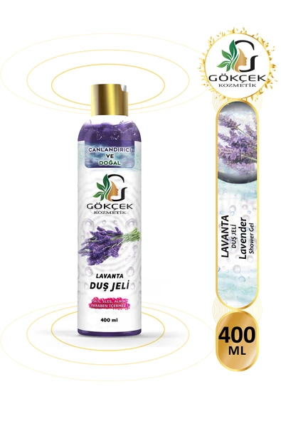 Lavanta Duş Jeli 400 ML (SLS-SLES-Alkol-Paraben İçermez) ürün görseli 1
