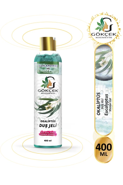 Okaliptus Duş Jeli 400 ML (SLS-SLES-Alkol-Paraben İçermez) ürün görseli 1