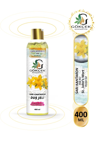 Sarı Kantaron Duş Jeli 400 ML (SLS-SLES-Alkol-Paraben İçermez) ürün görseli 1