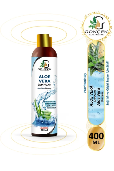 Aloe Vera Şampuan 400 ML (SLS-SLES-Alkol-Paraben İçermez) ürün görseli 1