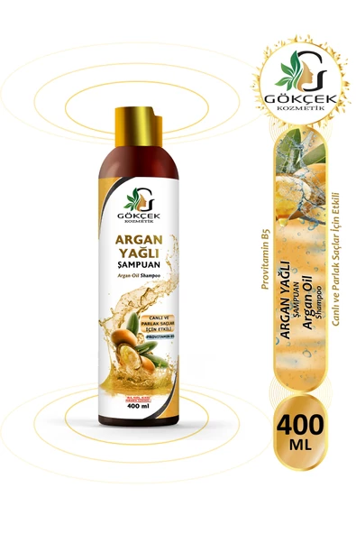 Argan Şampuan 400 ML (SLS-SLES-Alkol-Paraben İçermez) ürün görseli 1