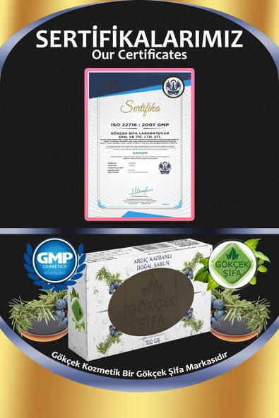 Ardıç Katranlı Doğal Sabun 100 gr - Resim 3