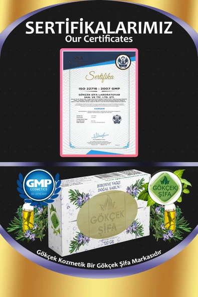 Biberiye Yağlı Doğal Sabun 100 gr - Resim 3
