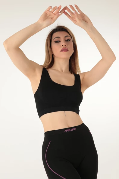 Miorre Seamless Desteksiz Kalın Askılı Spor Sütyen ürün görseli 1