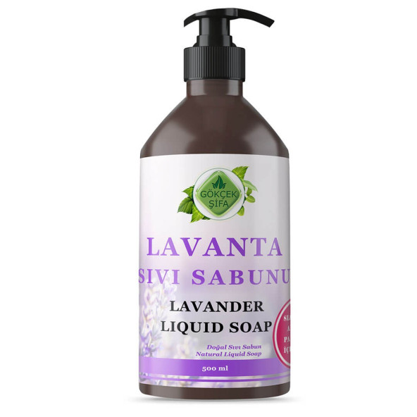 Lavanta Sıvı Sabunu 500 ML (SLS-SLES-Alkol-Paraben İçermez) ürün görseli 1