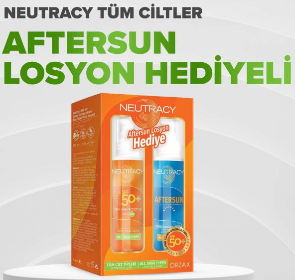 Neutracy Güneş Koruyucu Set Tüm Ciltler İçin - Güneş Losyonu SPF50+ 150 ml - Aftersun Losyon 150 ml 8697595872215 ürün görseli 1