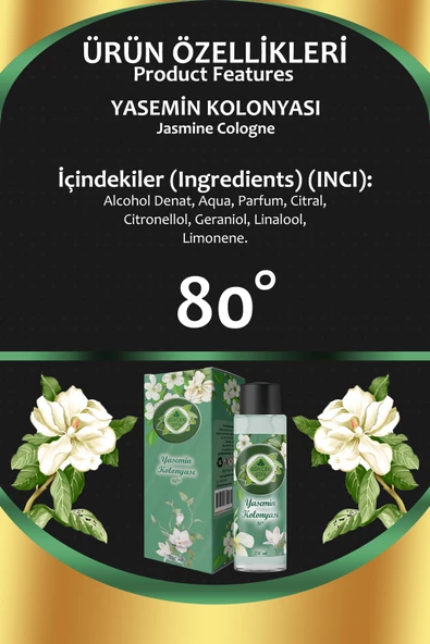 Yasemin Kolonyası 250 ML - Resim 2