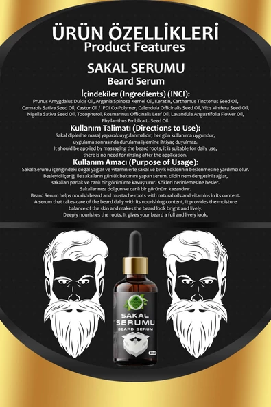 Sakal Serumu 50 ML - Resim 2