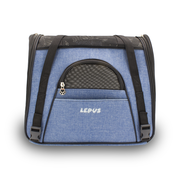 Lepus Roomy Bag Kedi ve Köpek Taşıma Çantası Mavi (43x23x38)cm ürün görseli 1
