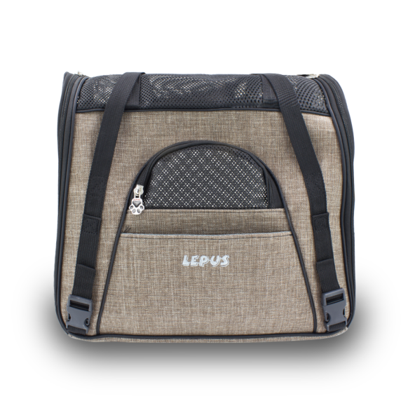 Lepus Roomy Bag Kedi ve Köpek Taşıma Çantası Kahve (43x23x38)cm ürün görseli 1