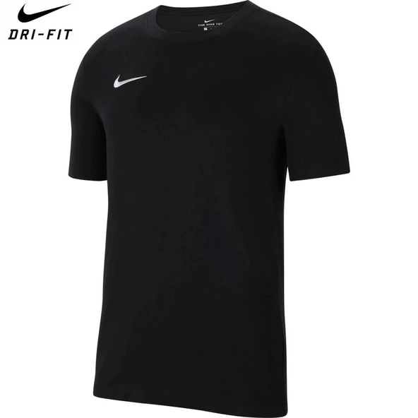 Nike Dri-Fit Park20 Ss Tee Erkek Siyah Futbol Tişört ürün görseli 1