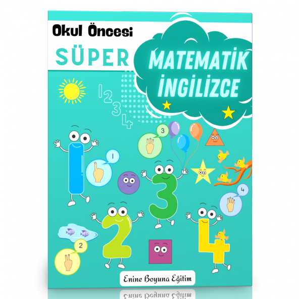 Okul Öncesi Süper Matematik  İngilizce Eğitim Seti - Resim 2