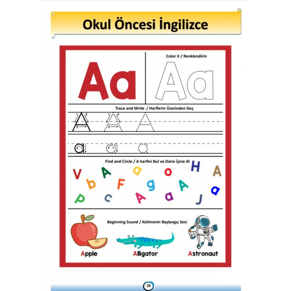 Okul Öncesi Süper Matematik  İngilizce Eğitim Seti - Resim 4