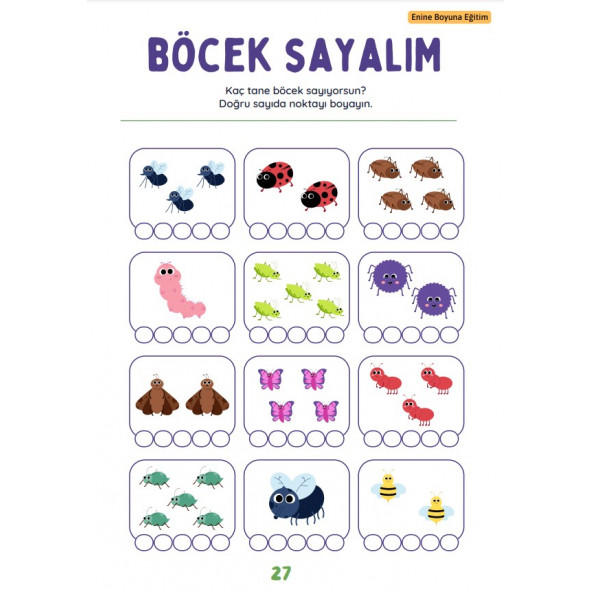 Okul Öncesi Süper Matematik  İngilizce Eğitim Seti - Resim 6