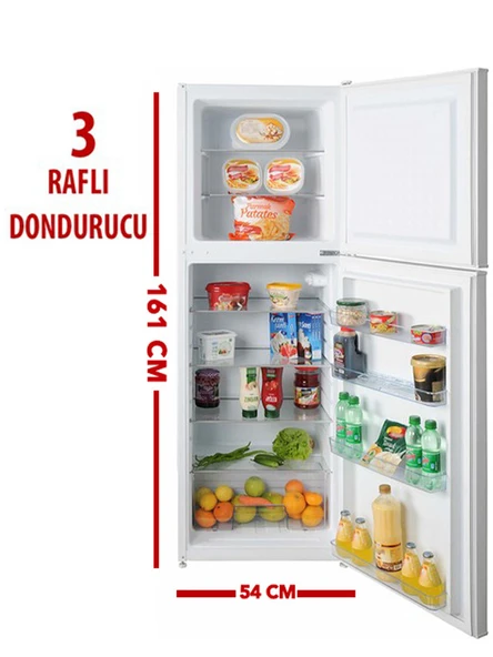 BESA RF-300 ÇİFT KAPILI DERİN DONDURUCULU BUZDOLABI 300 LT ürün görseli 1