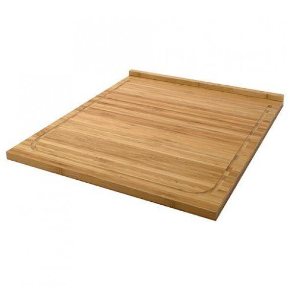 Kenarlı Kesme Tahtası, Bambu MeridyenDukkan 46x53 cm Kullanışlı Doğrama Tahtası ürün görseli 1