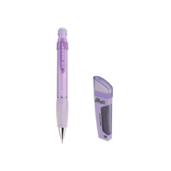 Serve Deep 0.7 mm Mekanik Kurşun Kalem Lavanta - 0.7 mm Uç & Silgi ürün görseli 1