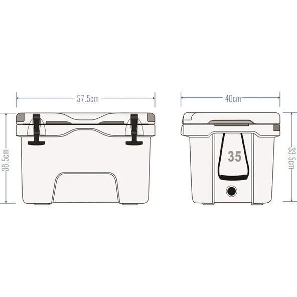 Icepeak Aden Plus Buzluk 35 Litre - Resim 5