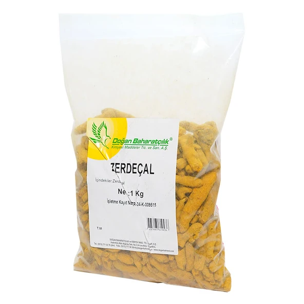 Zerdeçal Kökü Doğal Tane 1000 Gr Paket - Resim 2