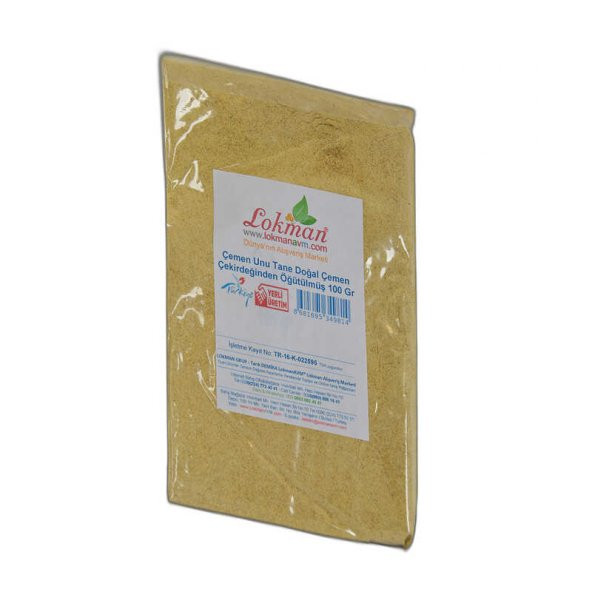 Çemen Unu Tane Doğal Çemen Çekirdeğinden Öğütülmüş 100 Gr Paket ürün görseli 1