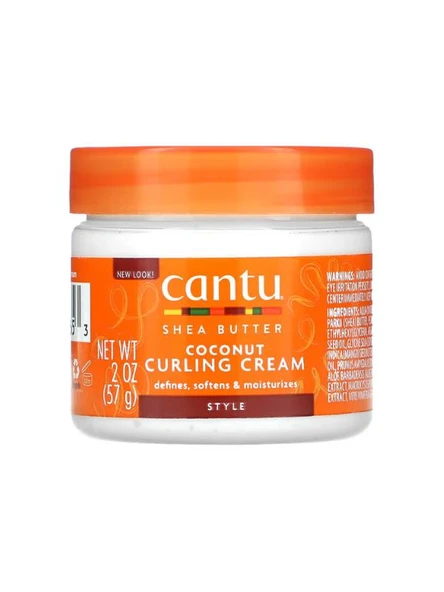 Cantu Kıvırcık ve Dalgalı Saçlar İçin Hindistan Cevizli Bukle Yapıcı Saç Kremi Mini Seyahat Boy 57 gr ürün görseli 1
