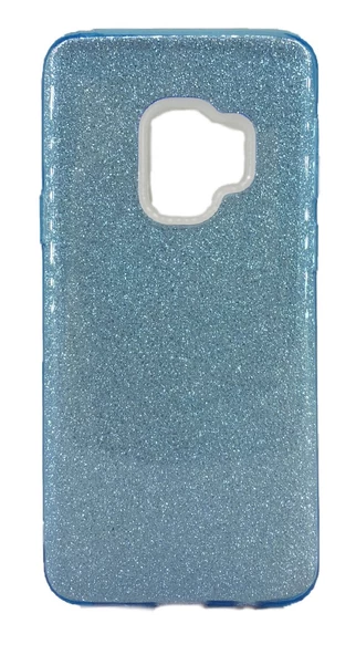 Samsung S9 (G960) 3in1 Simli Silikon Arka Kapak Mavi ürün görseli 1