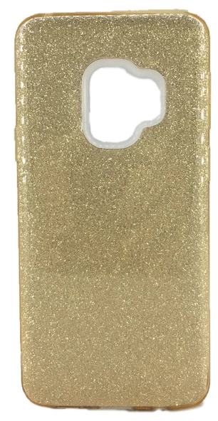Samsung S9 (G960) 3in1 Simli Silikon Arka Kapak Gold ürün görseli 1