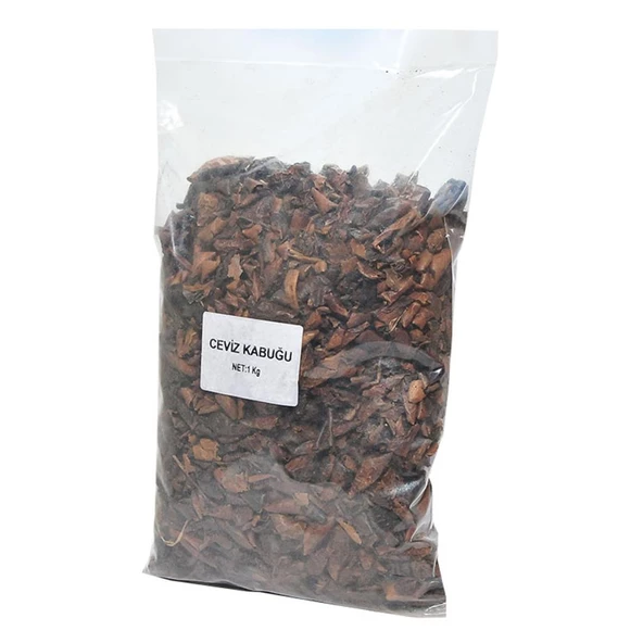 Doğal Kurutulmuş Ceviz Kabuğu Saf Kuru Ceviz Kabuk Kiloluk Paket 1KG ürün görseli 1