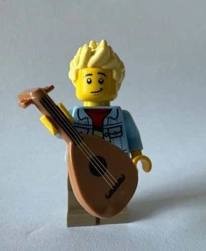 Orjinal Lego Minifigür Boy with Lute ürün görseli 1