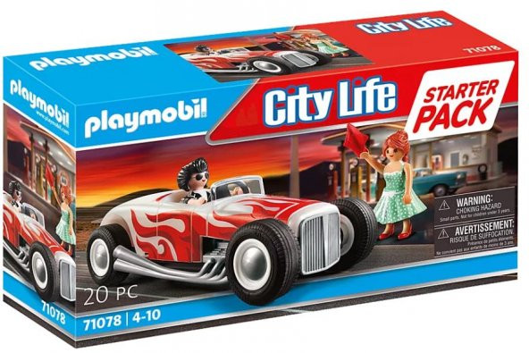Playmobil 71078 Starter Pack Hot Rod ürün görseli 1